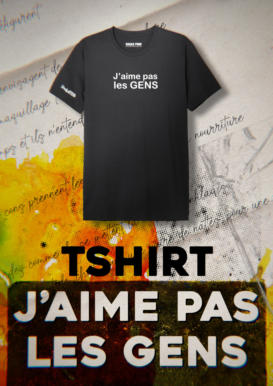 TSHIRT J’AIME PAS LES GENS
